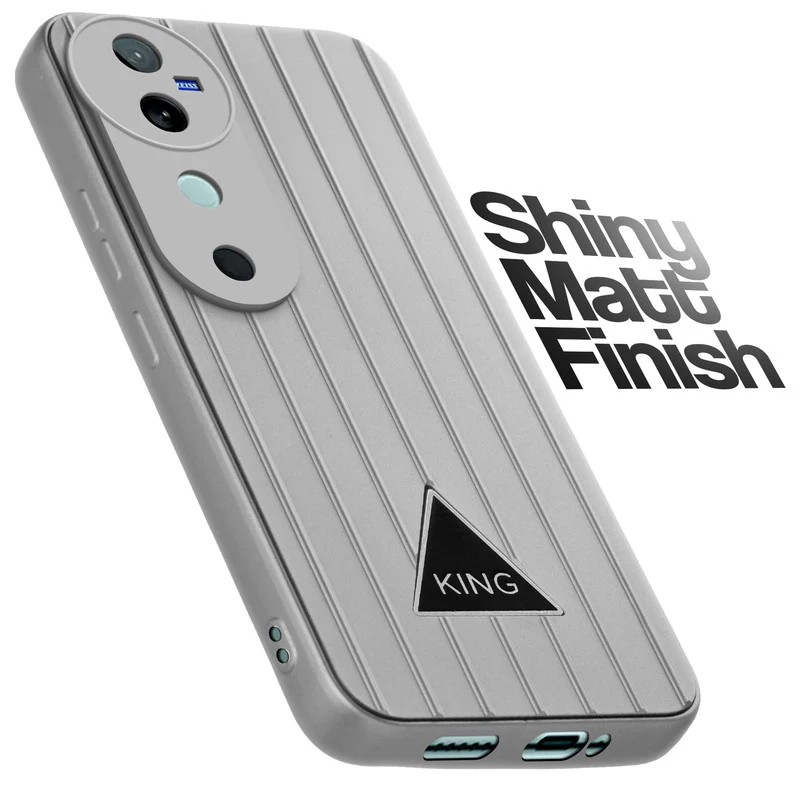Glossy Matte Line Texture Back Cover for Vivo T3 Ultra 5G - Image 34