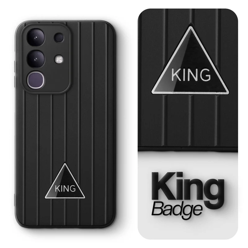 Glossy Matte Line Texture Back Cover for Vivo T4x 5G - Image 11