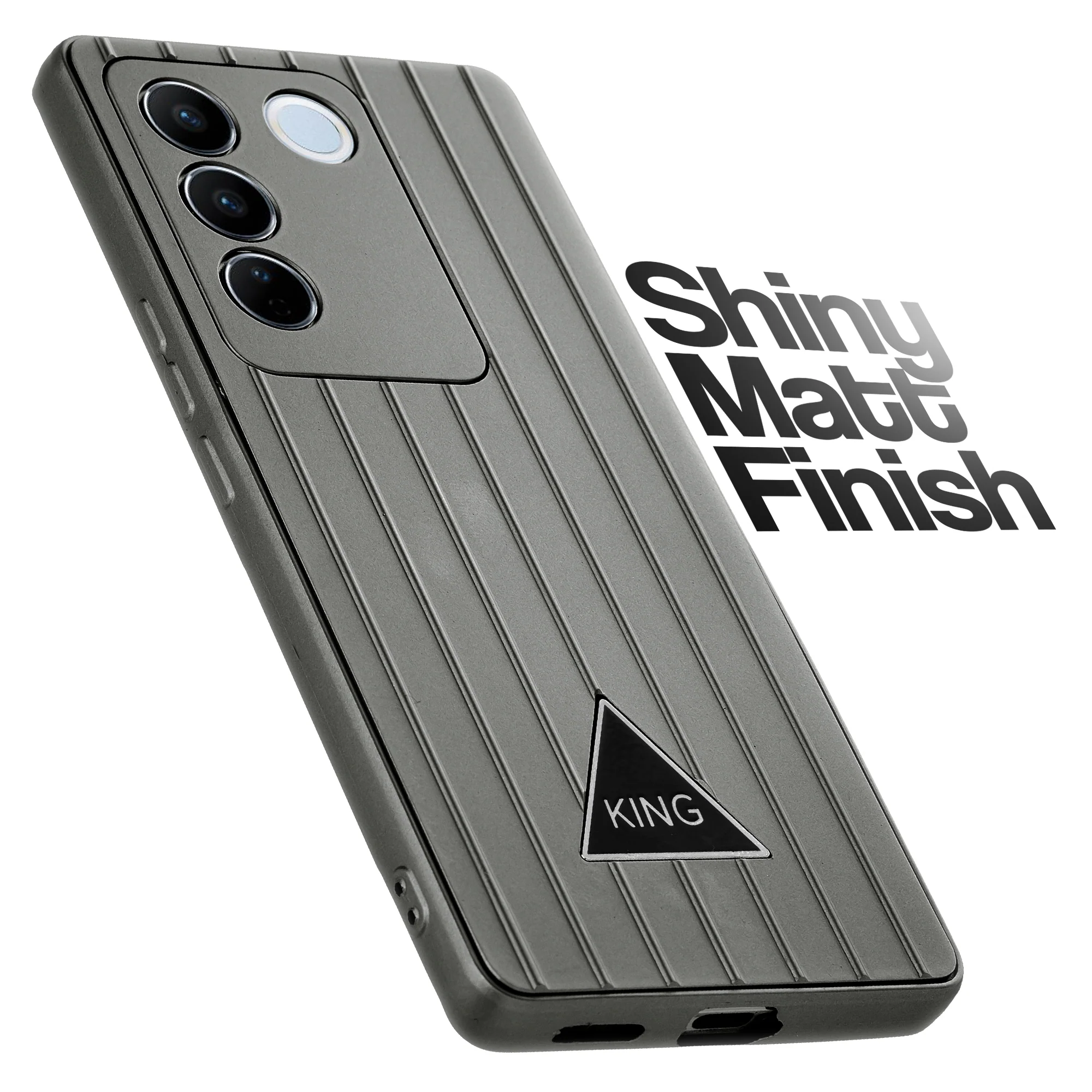 Glossy Matte Line Texture Back Cover for Vivo V27 5G - Image 27