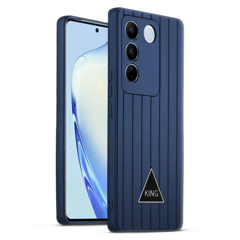 Glossy Matte Line Texture Back Cover for Vivo V27 Pro 5G - Image 42