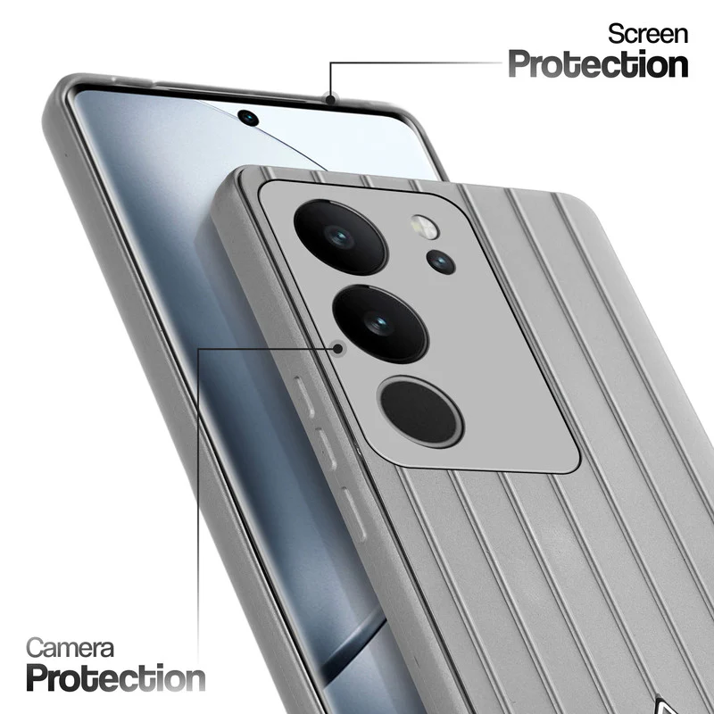 Glossy Matte Line Texture Back Cover for Vivo V29 Pro 5G - Image 31
