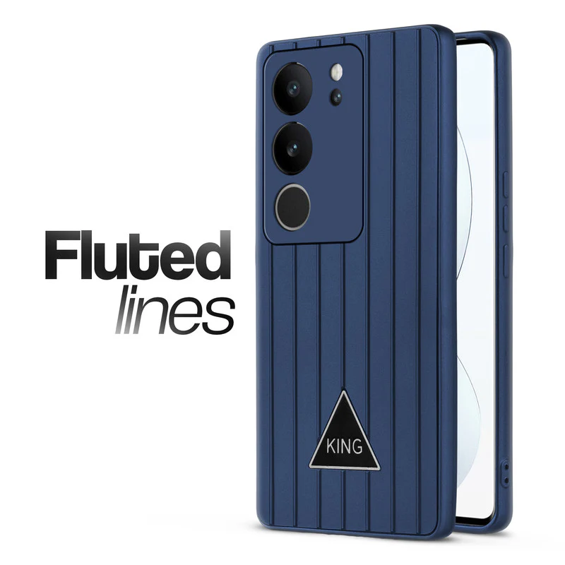 Glossy Matte Line Texture Back Cover for Vivo V29 Pro 5G - Image 36