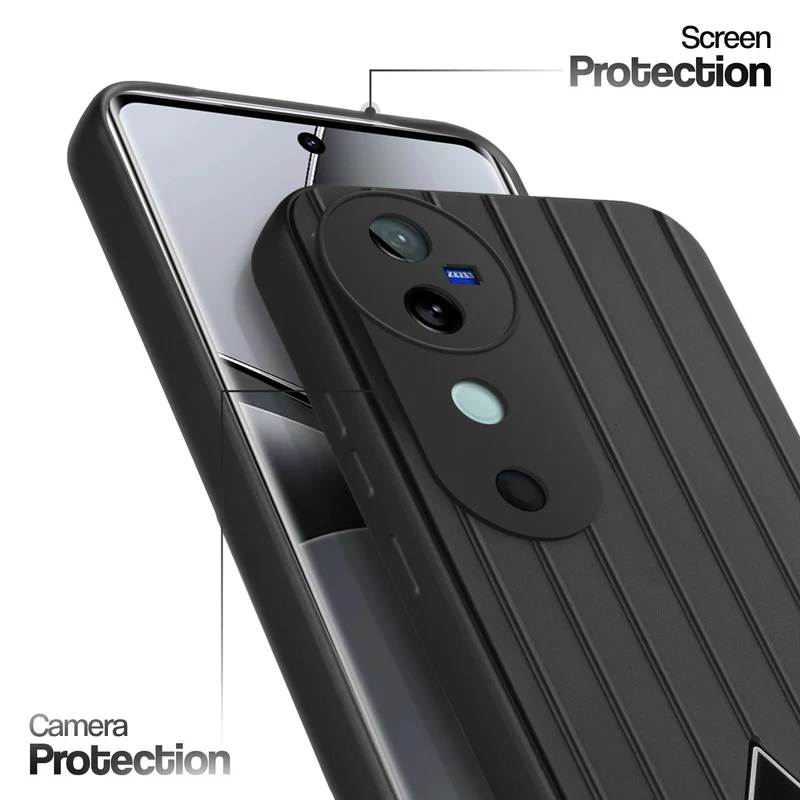 Glossy Matte Line Texture Back Cover for Vivo V40 Pro 5G - Image 10
