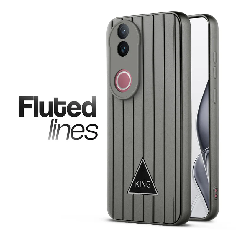 Glossy Matte Line Texture Back Cover for Vivo V50e 5G - Image 22