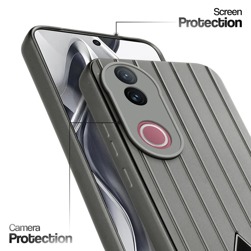 Glossy Matte Line Texture Back Cover for Vivo V50e 5G - Image 24