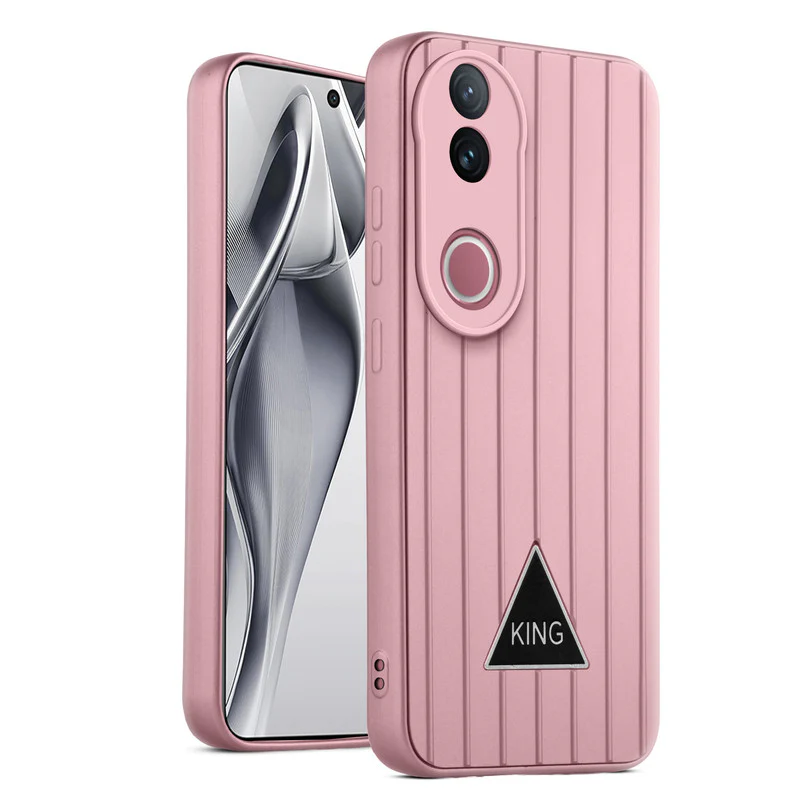 Glossy Matte Line Texture Back Cover for Vivo V50e 5G - Image 49