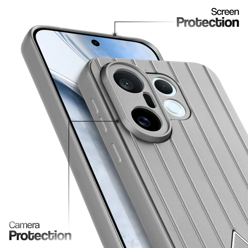 Glossy Matte Line Texture Back Cover for Vivo X200 FE 5G - Image 30