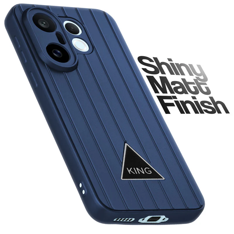 Glossy Matte Line Texture Back Cover for Vivo X200 FE 5G - Image 40