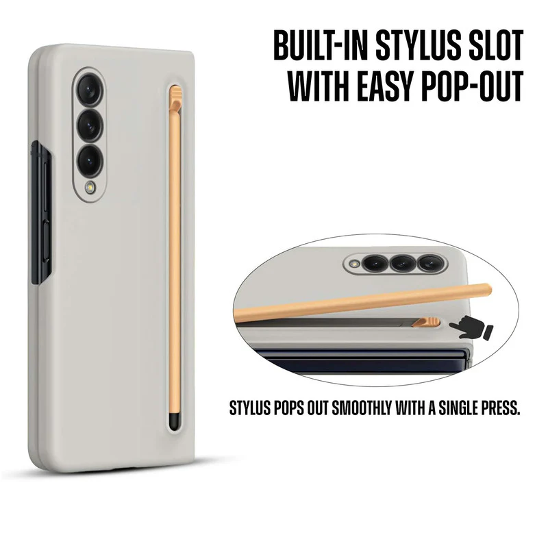 Handy Cover for Samsung Z Fold 3 with Integrated Pen Holder and Screen Friendly Stylus Pen - Image 21