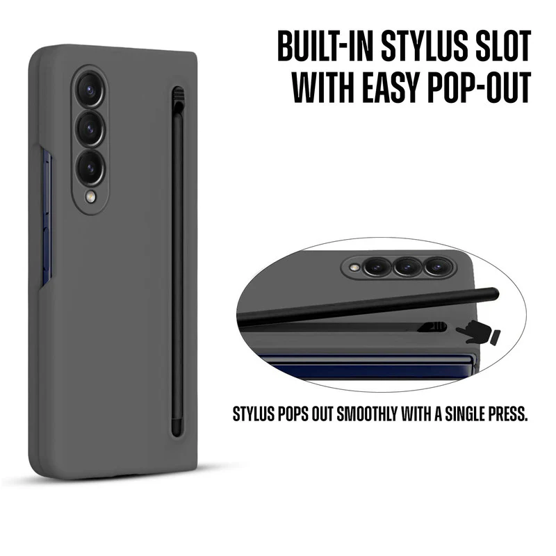 Handy Cover for Samsung Z Fold 4 with Integrated Pen Holder and Screen Friendly Stylus Pen - Image 15