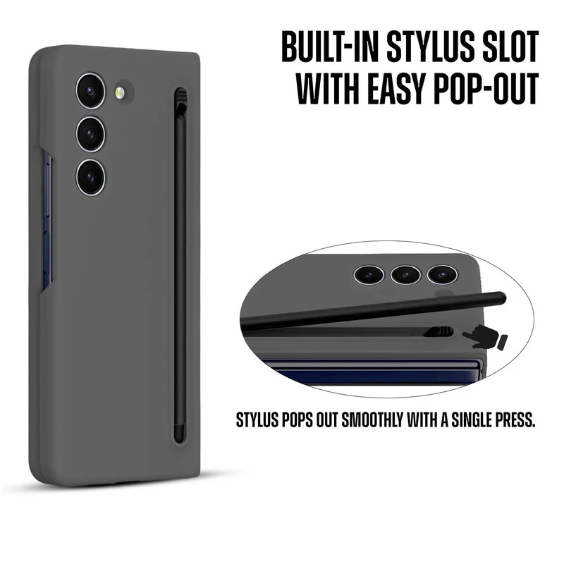 Handy Cover for Samsung Z Fold 5 with Integrated Pen Holder and Screen Friendly Stylus Pen - Image 15