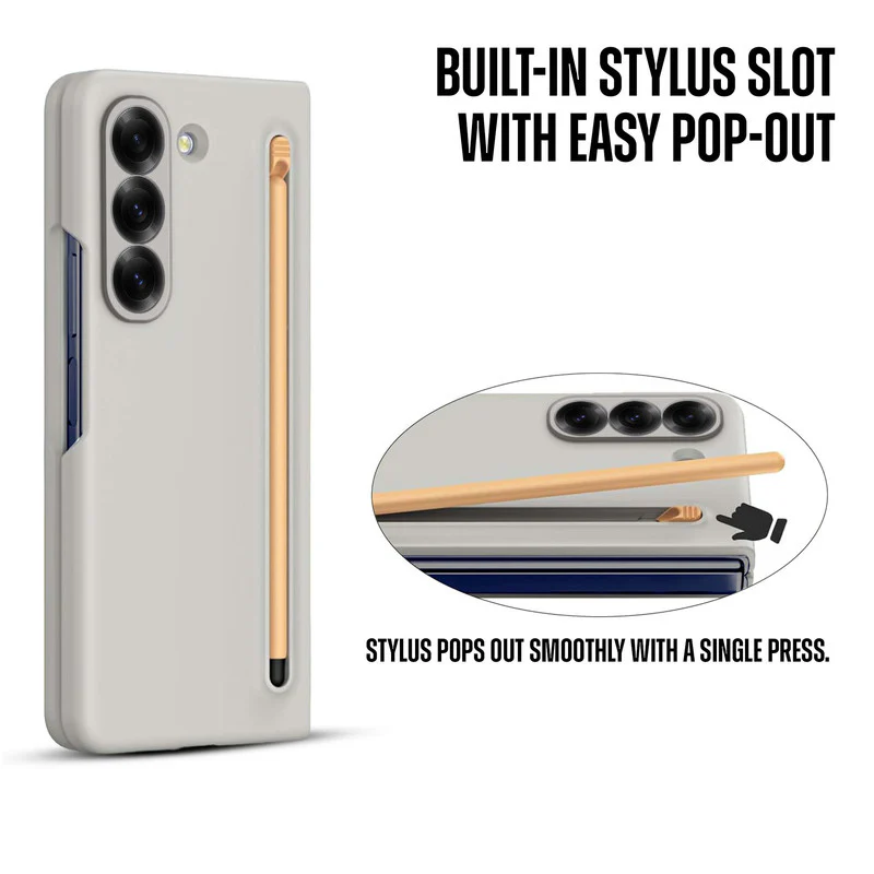 Handy Cover for Samsung Z Fold 6 with Integrated Pen Holder and Screen Friendly Stylus Pen - Image 21