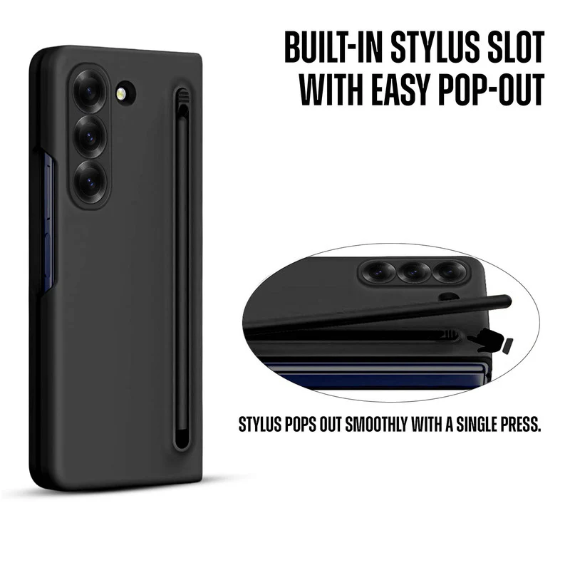 Handy Cover for Samsung Z Fold 6 with Integrated Pen Holder and Screen Friendly Stylus Pen - Image 3
