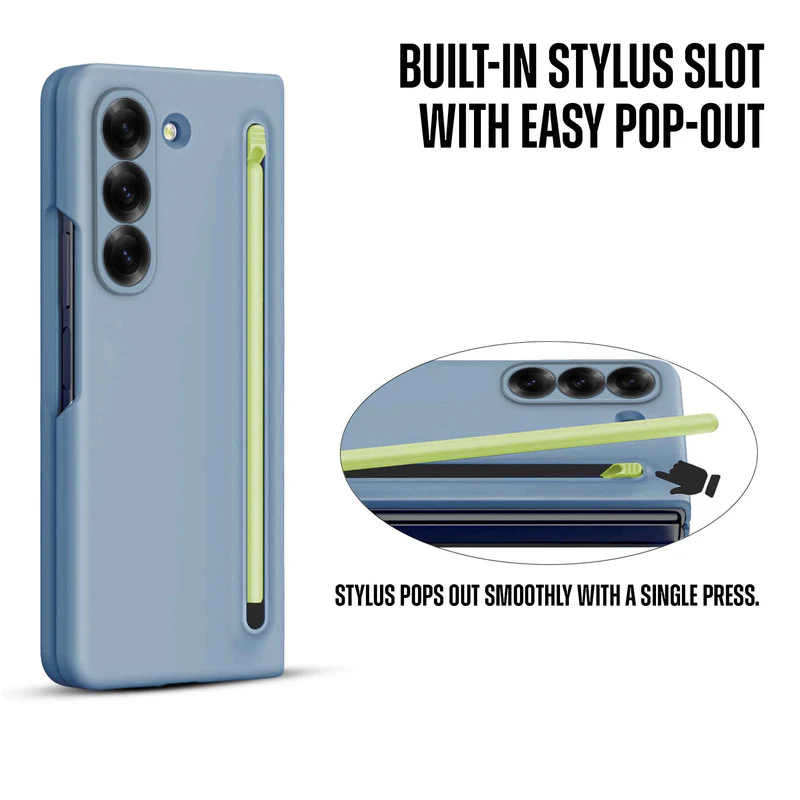 Handy Cover for Samsung Z Fold 6 with Integrated Pen Holder and Screen Friendly Stylus Pen - Image 9