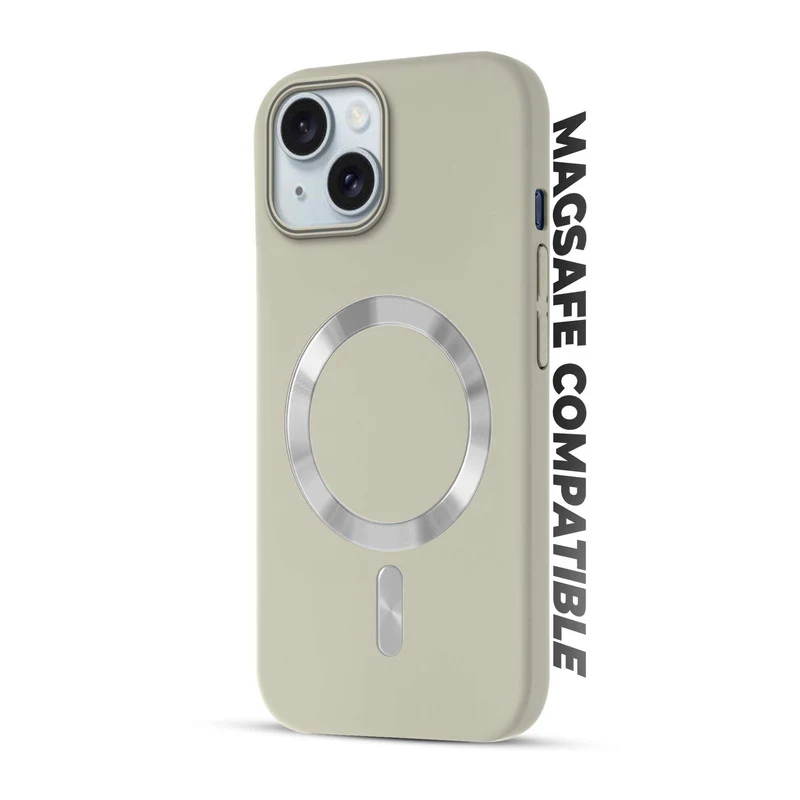 Hard Back Wireless Charging Support Case for Apple iPhone 15, Durable Design & Shiny Wireless Charging Support Ring - Image 21