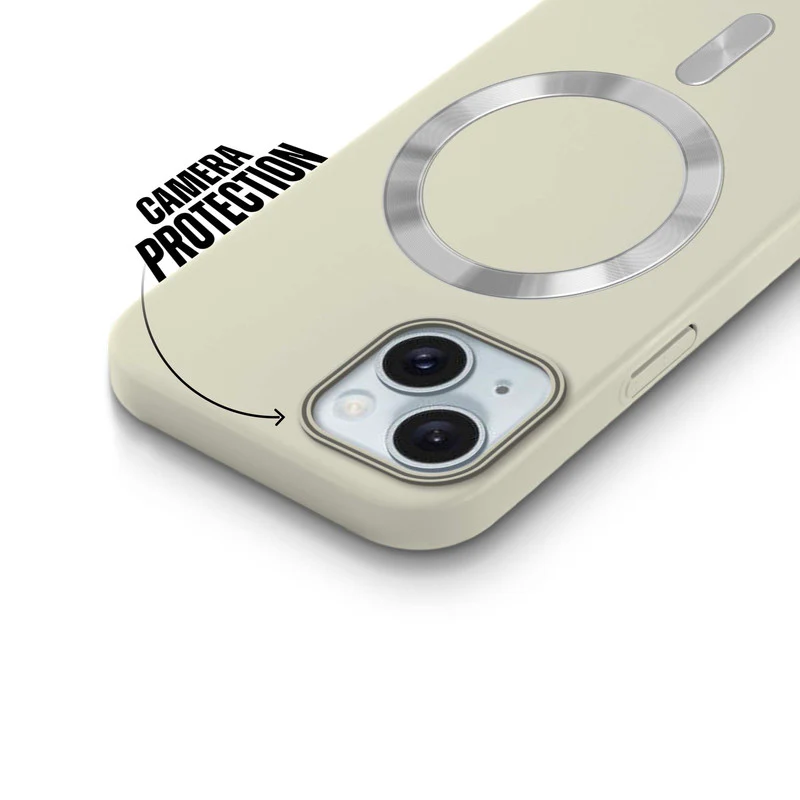 Hard Back Wireless Charging Support Case for Apple iPhone 15, Durable Design & Shiny Wireless Charging Support Ring - Image 23