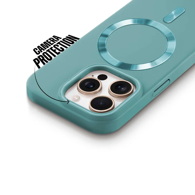 Hard Back Wireless Charging Support Case for Apple iPhone 15 Pro, Durable Design & Shiny Wireless Charging Support Ring - Image 23