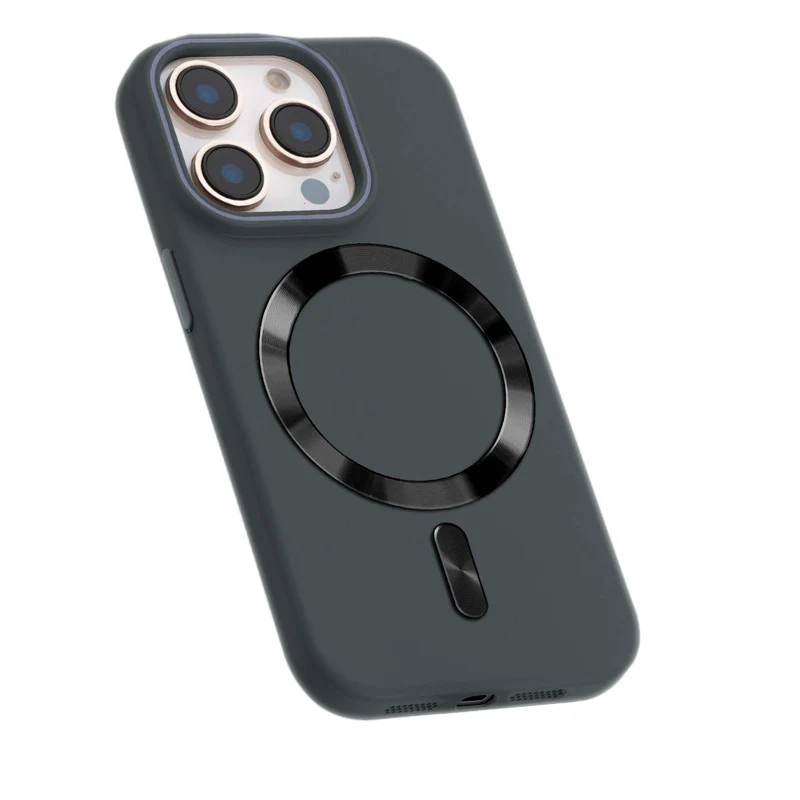 Hard Back Wireless Charging Support Case for Apple iPhone 15 Pro Max, Durable Design & Shiny Wireless Charging Support Ring - Image 12