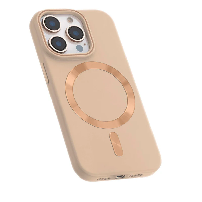 Hard Back Wireless Charging Support Case for Apple iPhone 15 Pro Max, Durable Design & Shiny Wireless Charging Support Ring - Image 18