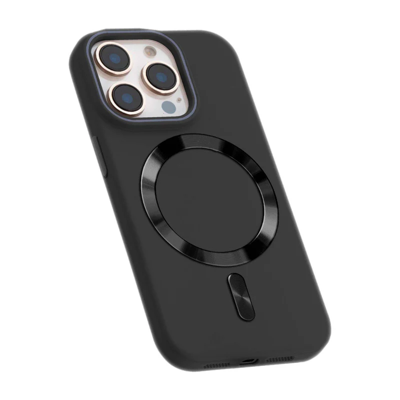 Hard Back Wireless Charging Support Case for Apple iPhone 15 Pro Max, Durable Design & Shiny Wireless Charging Support Ring - Image 6