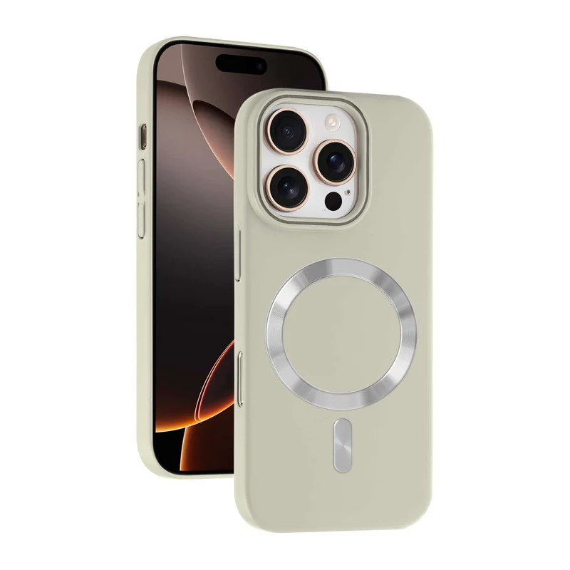 Hard Back Wireless Charging Support Case for Apple iphone 16 Pro Max, Durable Design & Shiny Wireless Charging Support Ring - Image 25