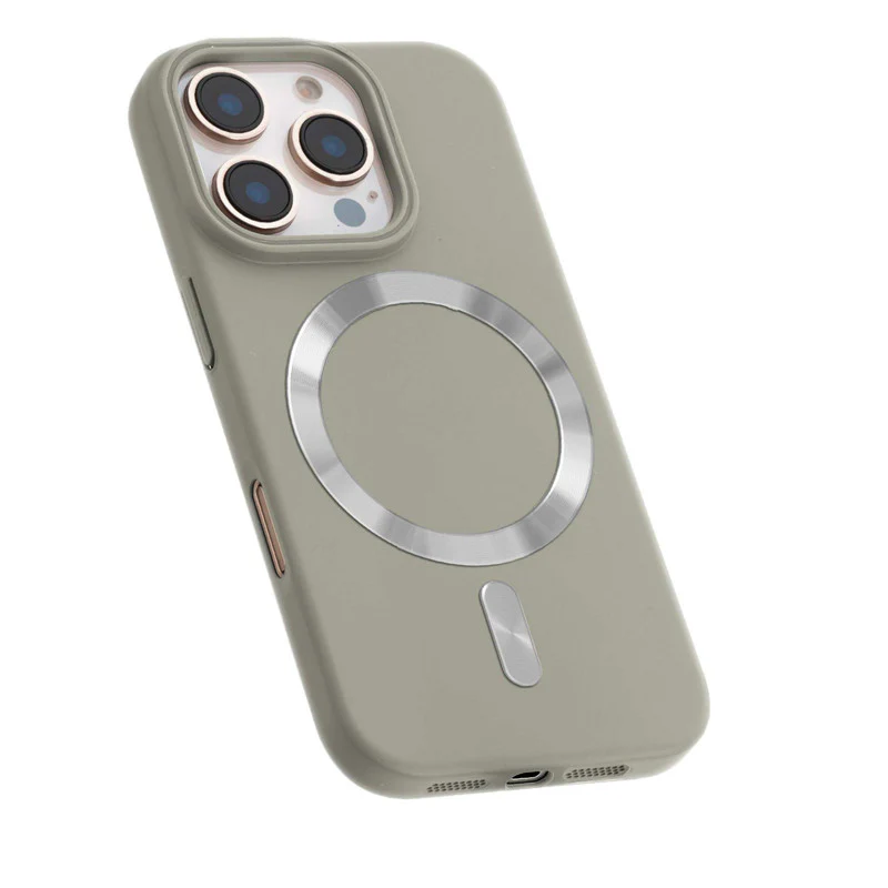 Hard Back Wireless Charging Support Case for Apple iphone 16 Pro Max, Durable Design & Shiny Wireless Charging Support Ring - Image 36