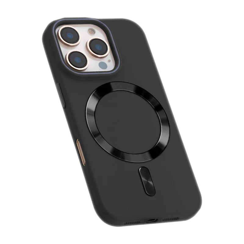 Hard Back Wireless Charging Support Case for Apple iphone 16 Pro Max, Durable Design & Shiny Wireless Charging Support Ring - Image 6