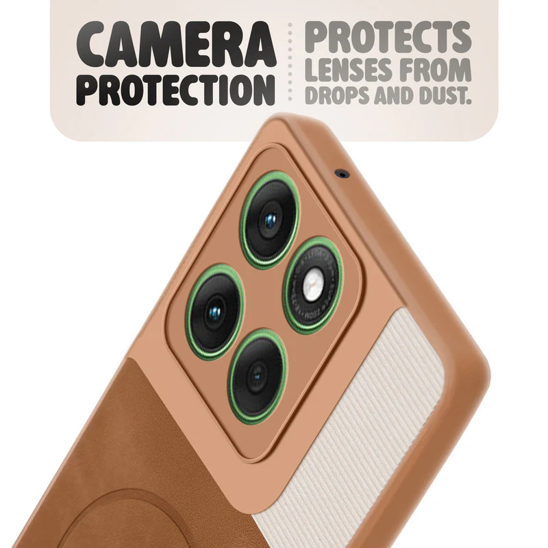 Hybrid PU Leather Matte Cover for Motorola Moto Edge 60 Fusion 5G - Image 17