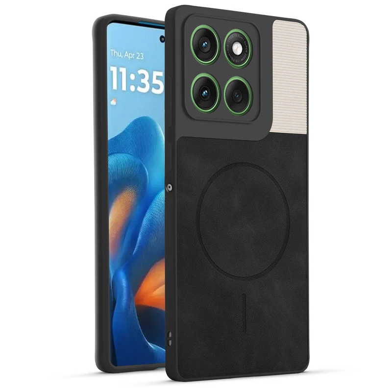 Hybrid PU Leather Matte Cover for Motorola Moto Edge 60 Fusion 5G - Image 7