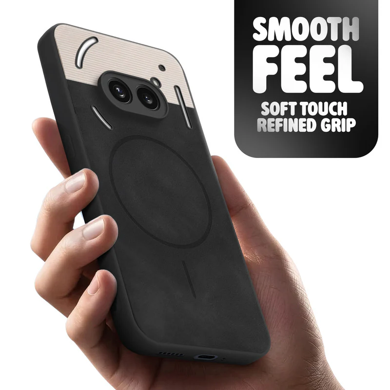 Hybrid PU Leather Matte Cover for Nothing Phone 2A Plus