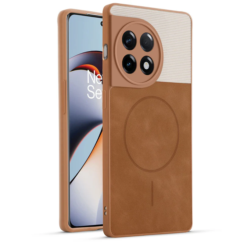 Hybrid PU Leather Matte Cover for OnePlus 11R 5G - Image 19