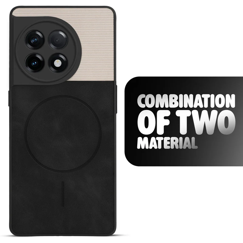 Hybrid PU Leather Matte Cover for OnePlus 11R 5G - Image 4