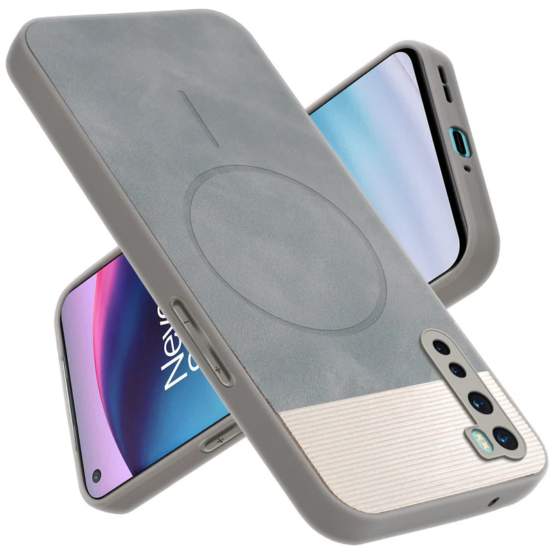 Hybrid PU Leather Matte Cover for OnePlus Nord 5G - Image 30
