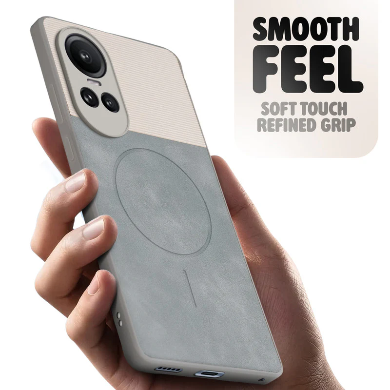 Hybrid PU Leather Matte Cover for Oppo Reno 10 5G - Image 26
