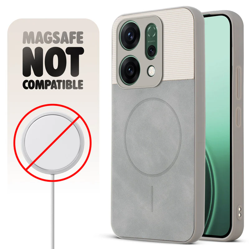 Hybrid PU Leather Matte Cover for Oppo Reno 14 Pro 5G - Image 27
