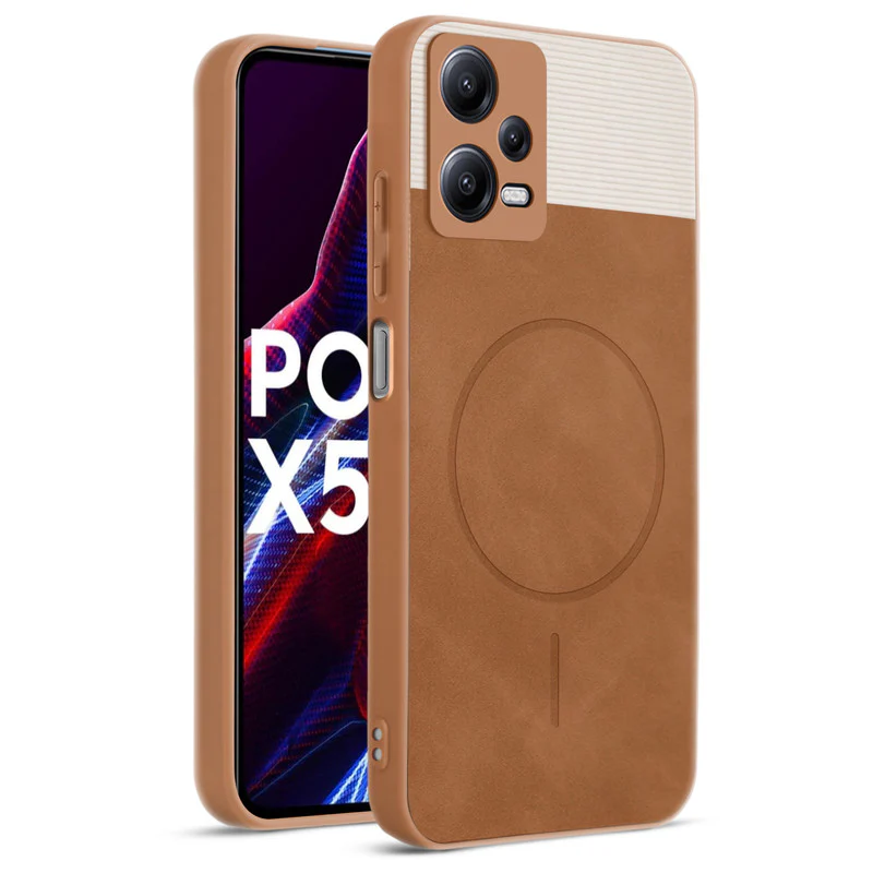 Hybrid PU Leather Matte Cover for Poco X5 5G - Image 19