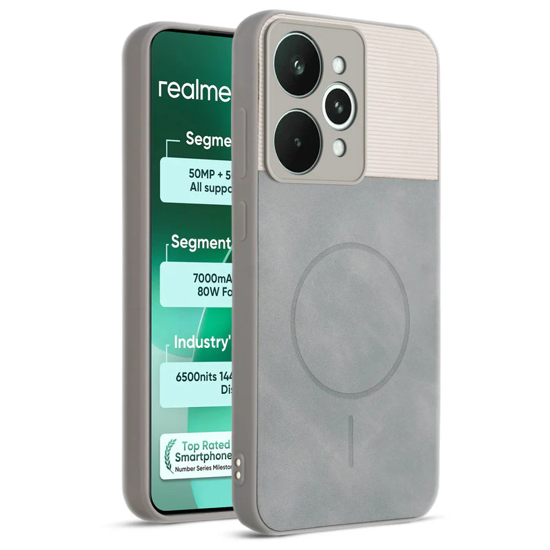 Hybrid PU Leather Matte Cover for Realme 15 5G - Image 31