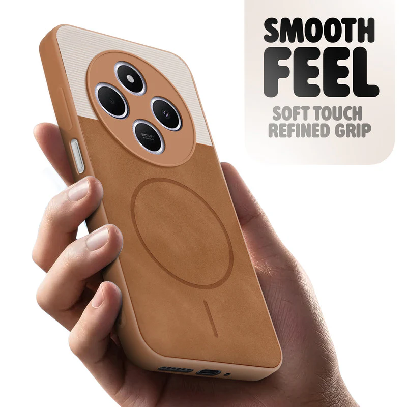 Hybrid PU Leather Matte Cover for Redmi 14C 5G - Image 15