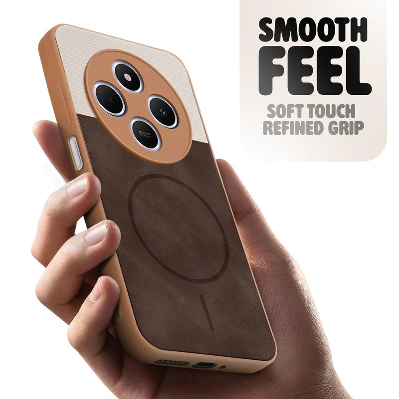 Hybrid PU Leather Matte Cover for Redmi 14C 5G - Image 22