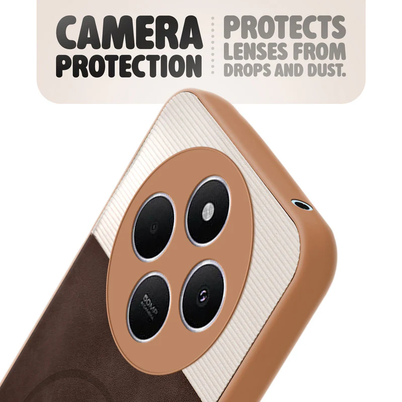 Hybrid PU Leather Matte Cover for Redmi A4 5G - Image 26
