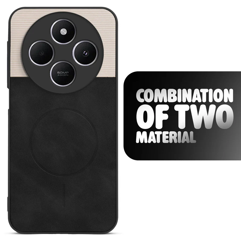 Hybrid PU Leather Matte Cover for Redmi A4 5G - Image 4