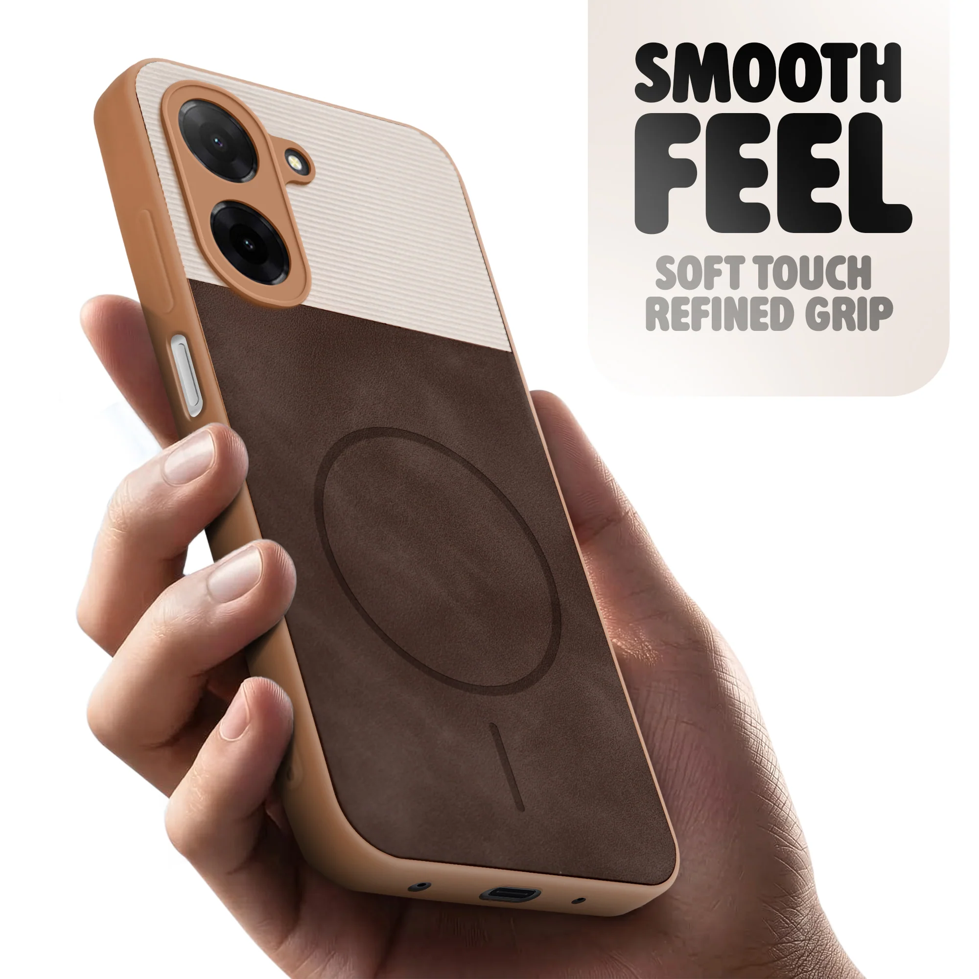 Hybrid PU Leather Matte Cover for Redmi A5 - Image 22