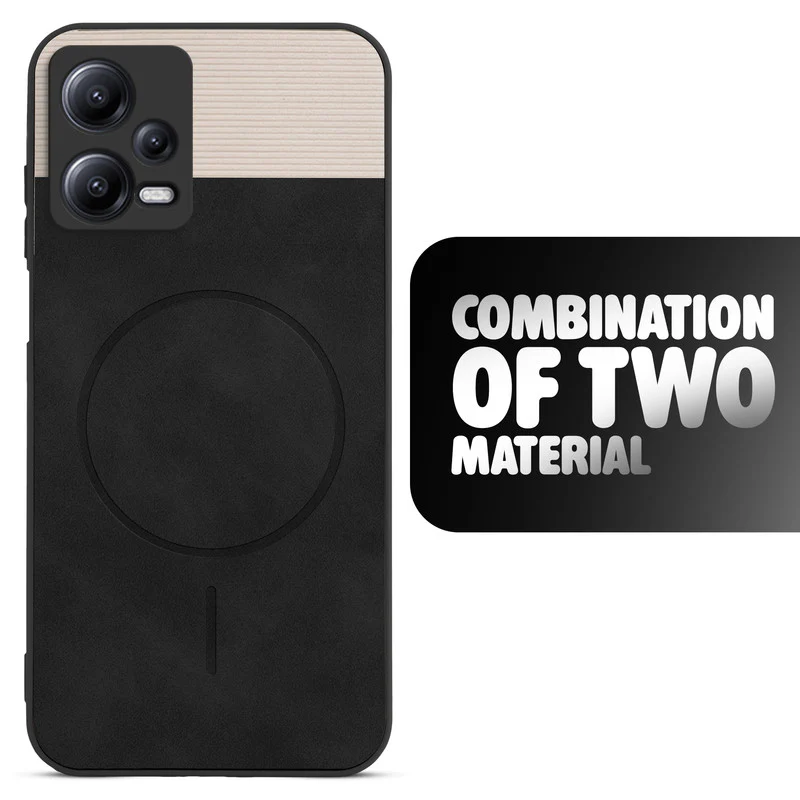 Hybrid PU Leather Matte Cover for Redmi Note 12 5G - Image 4