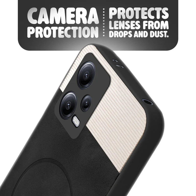 Hybrid PU Leather Matte Cover for Redmi Note 12 5G - Image 5