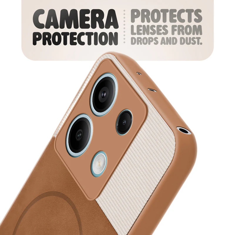 Hybrid PU Leather Matte Cover for Redmi Note 13 5G - Image 17