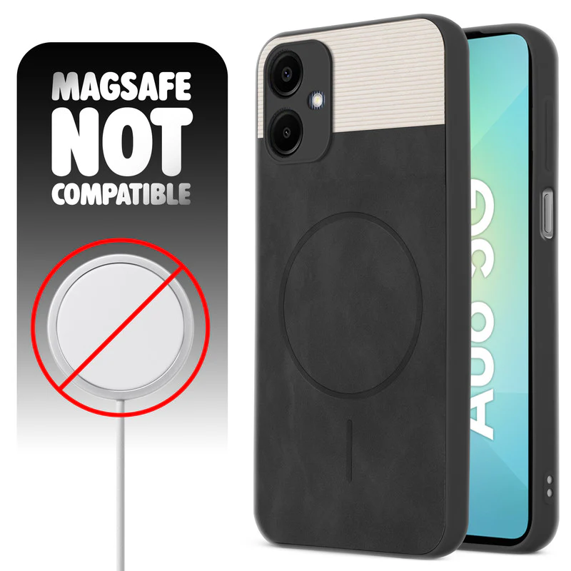 Hybrid PU Leather Matte Cover for Samsung A06 5G - Image 3