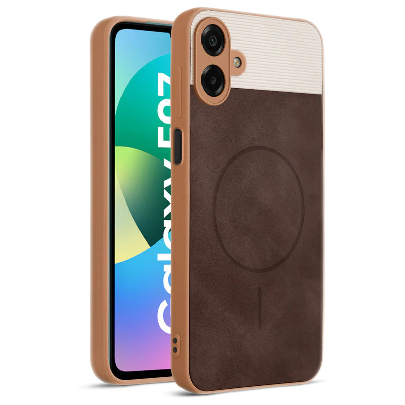 Hybrid PU Leather Matte Cover for Samsung F07 - Image 25