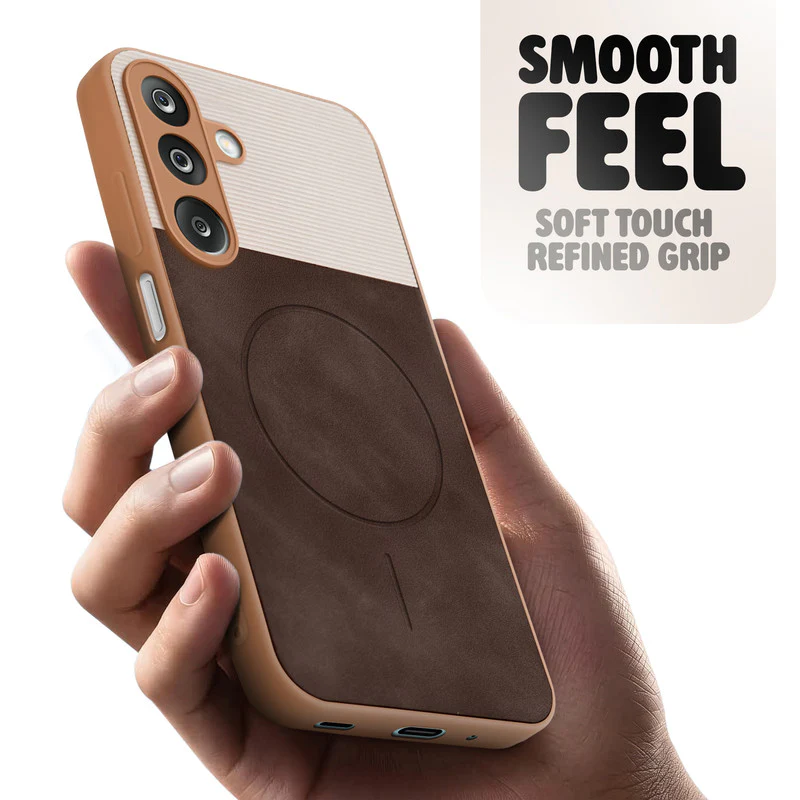 Hybrid PU Leather Matte Cover for Samsung F36 5G - Image 20