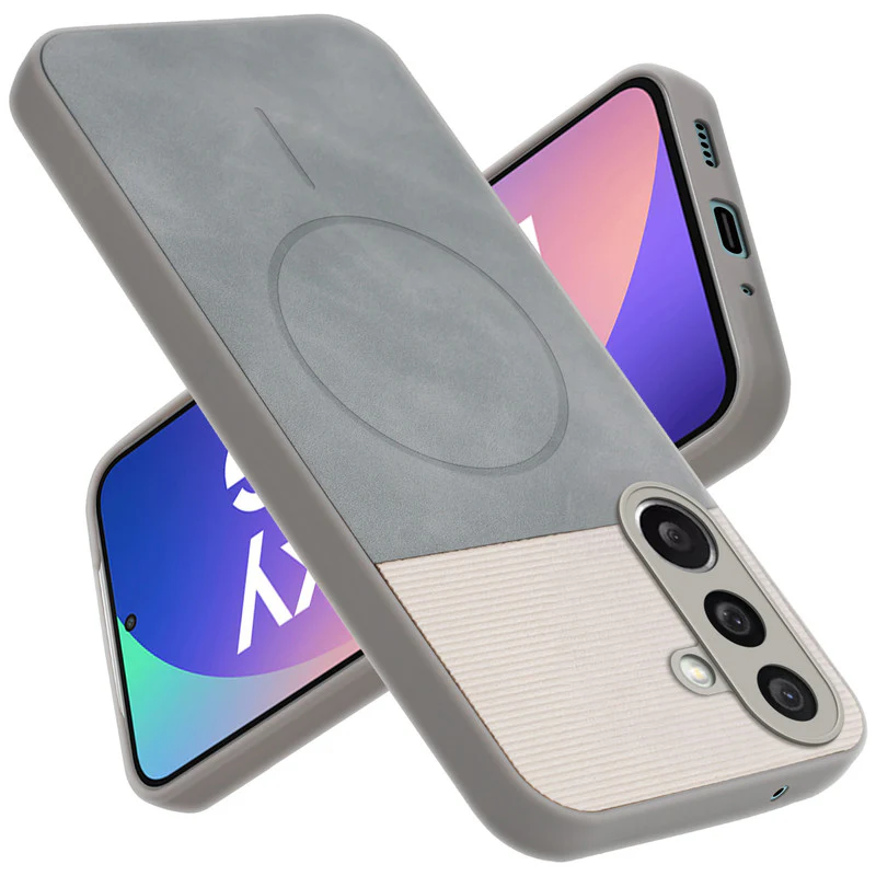 Hybrid PU Leather Matte Cover for Samsung F56 5G - Image 34