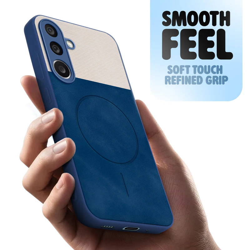 Hybrid PU Leather Matte Cover for Samsung M56 5G - Image 8